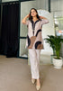 Abstract Beige Fusion Co Ord Set